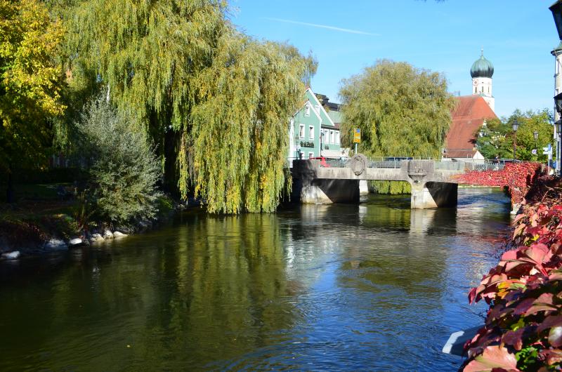 Amperbrücke in der Fürstenfeldbrucker Innenstadt